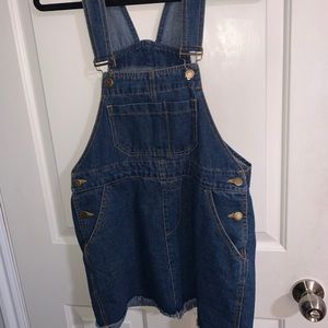Jean overall skirt / dress